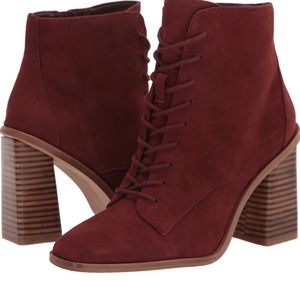 Vince Camuto Suede Lace Up Boots